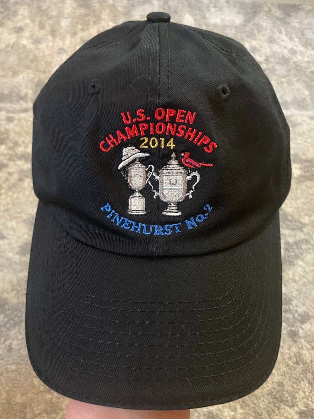 US Open Championships 2014 Pinehurst‎ No 2 Golf Cap Black USGA Member